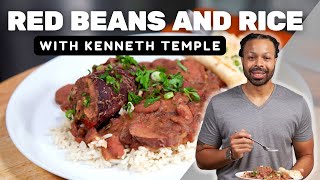 Kenneth Temples Red Beans and Rice  An Introduction to Cajun and Creole Cooking  Food Network [upl. by Sausa479]