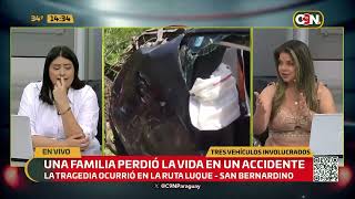 Accidente fatal en ruta LuqueSan Bernardino [upl. by Soren]