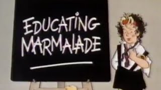 Educating Marmalade titles  Childrens ITV continuity  1984 [upl. by Encratis]