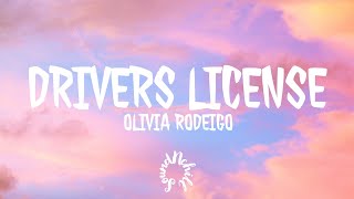 Olivia Rodrigo  Drivers License Lyrics [upl. by Aralk]