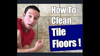 How To Clean Ceramic Tile Floors  Floor Transformation [upl. by Eerac]