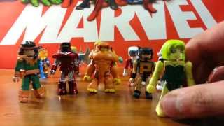 marvel minimates colection update [upl. by Ybbil748]