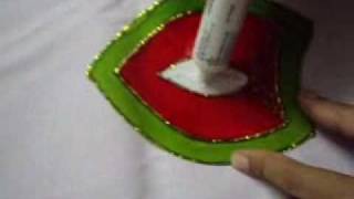 creative crafts part 4  Rangoli design with glass paints [upl. by Aisila]