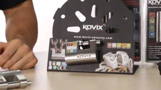 Kovix Motorcycle LockKBL Series official version [upl. by Merkle]