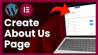 How To Create About Us Page In WordPress With Elementor easy tutorial [upl. by Nywles897]