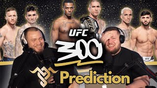 UFC 300 ❌ Wer wird beim GRÖßTEN EVENT ALLER ZEITEN gewinnen  Stall MMA Prediction [upl. by Neicul]