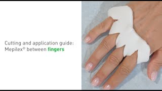 How to apply Mepilex between fingers [upl. by Atsirt832]