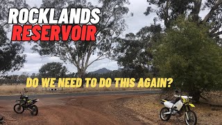 Rocklands Reservoir DRZ400 Adventureour second attempt [upl. by Heyward595]