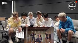 BTS reacting to Dolla  Bad dance pratice [upl. by Siddon]