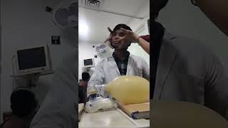 How to place Ambu mask ventilator practicaltraining learningvideos nursingliveclasses [upl. by Setarcos]