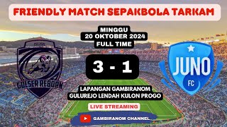 🔴 Live ll Friendly Match ll GULSER REBORN vs JUNO FC ll FT 3  1 [upl. by Rojam52]