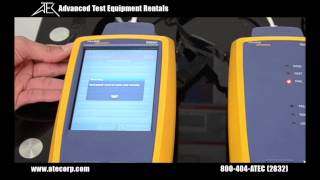 How to Use the Fluke Versiv Series Part 1 DSX50008000 Cable Certifier [upl. by Anelrats]