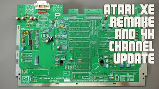 Santosp Atari XE Remake Motherboard Build Part 1 [upl. by Alleynad]