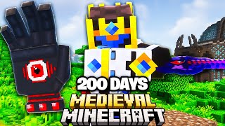 I Survived 200 Days In Medieval Minecraft FULL MOVIE [upl. by Mord]