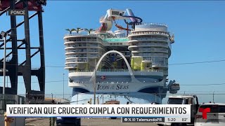 Crucero más grande del mundo atraca en Ponce [upl. by Seed]