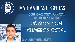 División de números del sistema Octal [upl. by Ezirtaeb]