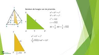 Pythagoras in ruimtefiguren [upl. by Sualkcin]