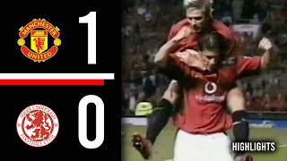 Manchester United v Middlesbrough  20022003 [upl. by Brendon]