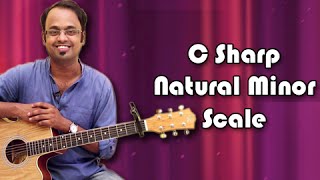 How To Play  C Sharp Natural Minor Scale  Guitar Lesson For Beginners [upl. by Portie]