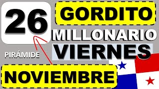 Piramide Suerte Gordito Zodiaco Millonario Viernes 26 Noviembre 2021 Decenas Loteria Nacional Panama [upl. by Marras]