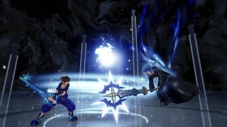 KH3 MODS Azure Sora vs Saix Critical Mode No Damage [upl. by Rachaba]