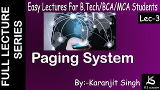 Paging System  Wireless Communication  BTech  Lect 3  GGSIPU amp Other univ [upl. by Bajaj]