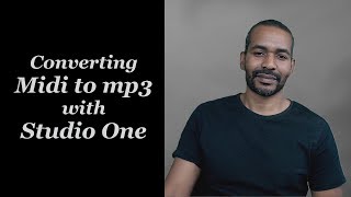 Converting Midi to mp3 with Studio One [upl. by Onaivlis903]