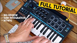 Impact LX Mini Review  Affordable Midi Keyboard  Full Tutorial [upl. by Hurff129]