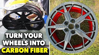 TRANSFORM Your Wheels Into Carbon Fiber With Hydrographics [upl. by Richardo]