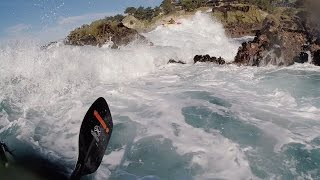 Ocean Whitewater Kayaking  The OBrien Factor [upl. by Yelsha]