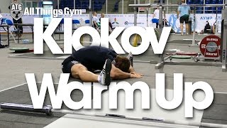 Dmitry Klokov Warm Up Almaty 2014 Wold Championships Training Hall [upl. by Alben]