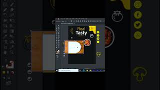 How to Design Restaurant Food Flyer Design in Adobe Illustrator [upl. by Seumas]