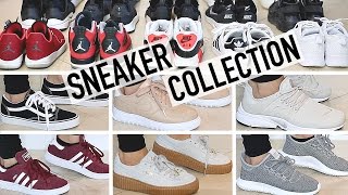 MY SNEAKER COLLECTION  TRY ON ADIDAS NIKE PUMA AND MORE [upl. by Ydniw]