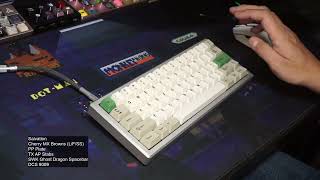 Cherry MX Brown Hyperglides  Salvation  PP Plate  DCS  No Foam  Soundtest [upl. by Pietje]