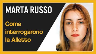 Caso Marta Russo Linterrogatorio della Alletto [upl. by Ahsirk]