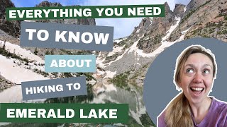 HOW to HIKE to EMERALD LAKE in ROCKY MOUNTAIN NATIONAL PARK [upl. by Hogue]