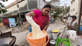 Rashmika Aunty Serves Mangalore Bajji  Indian Street Food [upl. by Akkire]