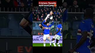 Cristiano Ronaldo world record jump cristiano football ronaldojump [upl. by Airrej]