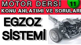 EGZOZ SİSTEMİ  EHLİYET MOTOR KONU ANLATIMI VE ÇIKMIŞ MOTOR SORULARI EHLİYET MOTOR DERSİ motor [upl. by Esinned]