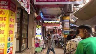 Kal Bhairav Mandir to Girijaghar Chauraha via Thatheri Bazaar  Varanasi Street Walk [upl. by Verda]