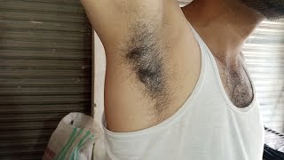 Shaving Hair In Underarm 22 hairinarmpit [upl. by Pattani]