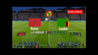 Maroc vs Zambie Live  Direct [upl. by Sirronal]