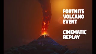 Fortnite Eruption Event Cinematic Replay FULL [upl. by Ann]