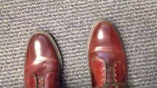 Allen Edmonds Leeds  Burgundy Shell Cordovan [upl. by Eseerehc673]