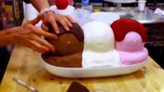 Banana Split Cake  Food Network [upl. by Foulk]