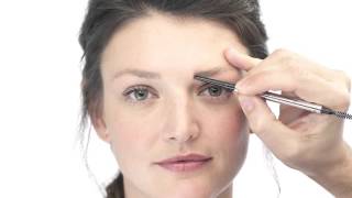 Easy eyebrow tutorial with NEW precisely my brow pencil from Benefit Cosmetics [upl. by Kipper]