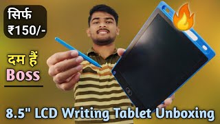 85quot LCD Writing Tablet Unboxing And Review  Digital Writing Tablet Rs 150 Only [upl. by Naamana126]