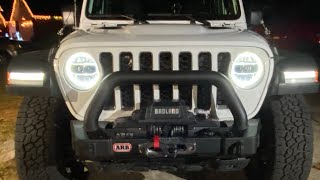 Jeep Gladiator Rubicon Build ARB Deluxe Stubby Bumper Badland Apex Winch First Mod for Offroad [upl. by Il]