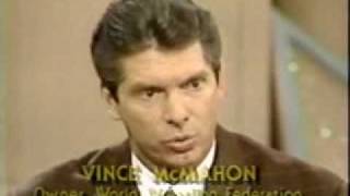 Vince McMahon and Murray Hodgson on Donahue  March 16 1992 [upl. by Ninnahc]