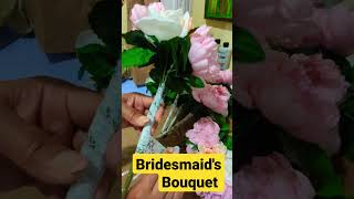 Bridesmaid bouquet diy [upl. by Atidnan]